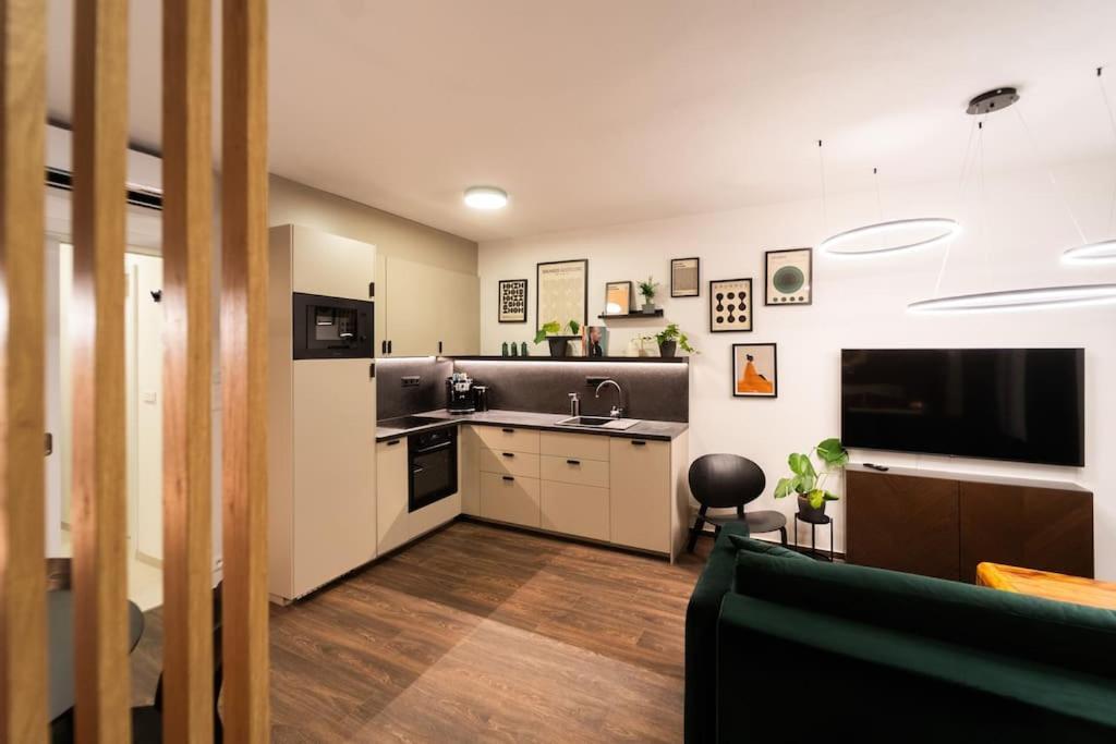 Green Garden Sauna Apartment Brno Buitenkant foto